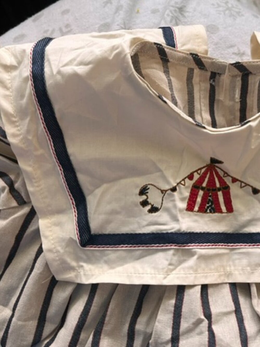 LITTLE GIRLS DRESS BY ANGOU  9-12 MOS